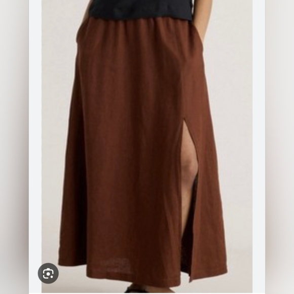 Quince Dresses & Skirts - Quince Brown Linen Maxi
